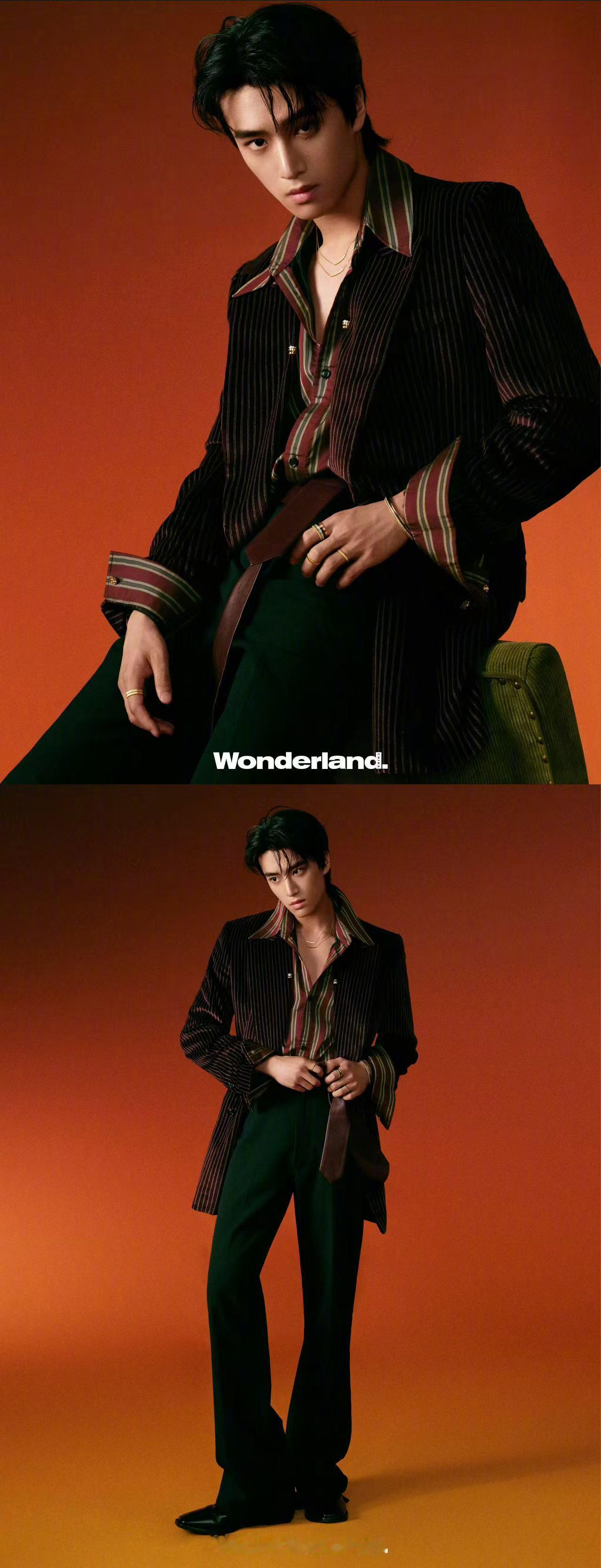 张康乐Wonderland封面大片张康乐生日刊张康乐太帅啦，每一张都好有型，时尚
