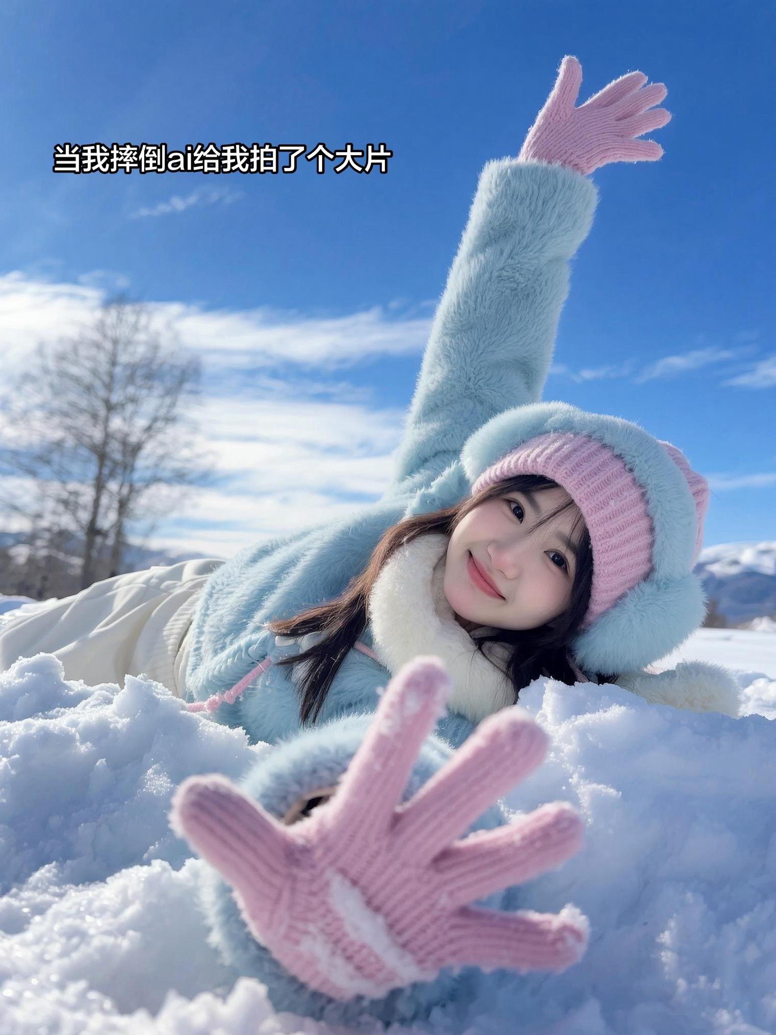 就连摔倒都可以很美丽。