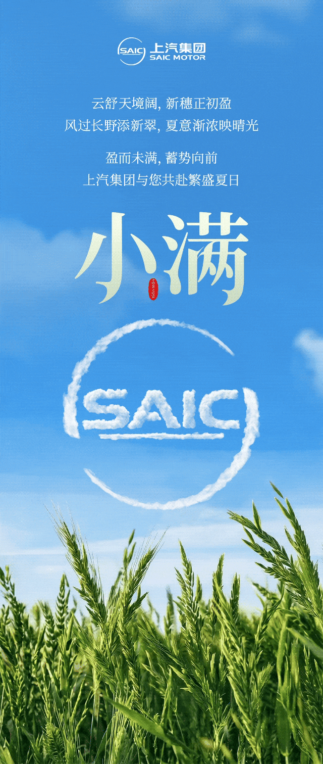 小满 | 盈而有度，行而不止
云舒天境阔，新穗正初盈
风过长野添新翠，夏意渐浓映