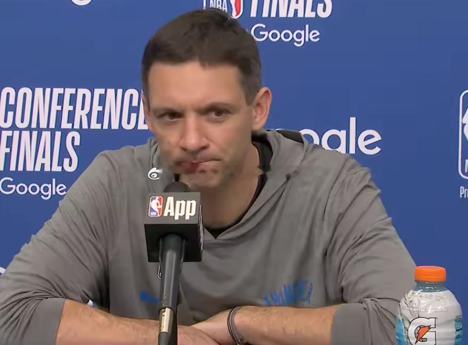 NBA季后赛西决抢七大战，雷霆今日主场103-111不敌马刺，系列赛大比分3-4