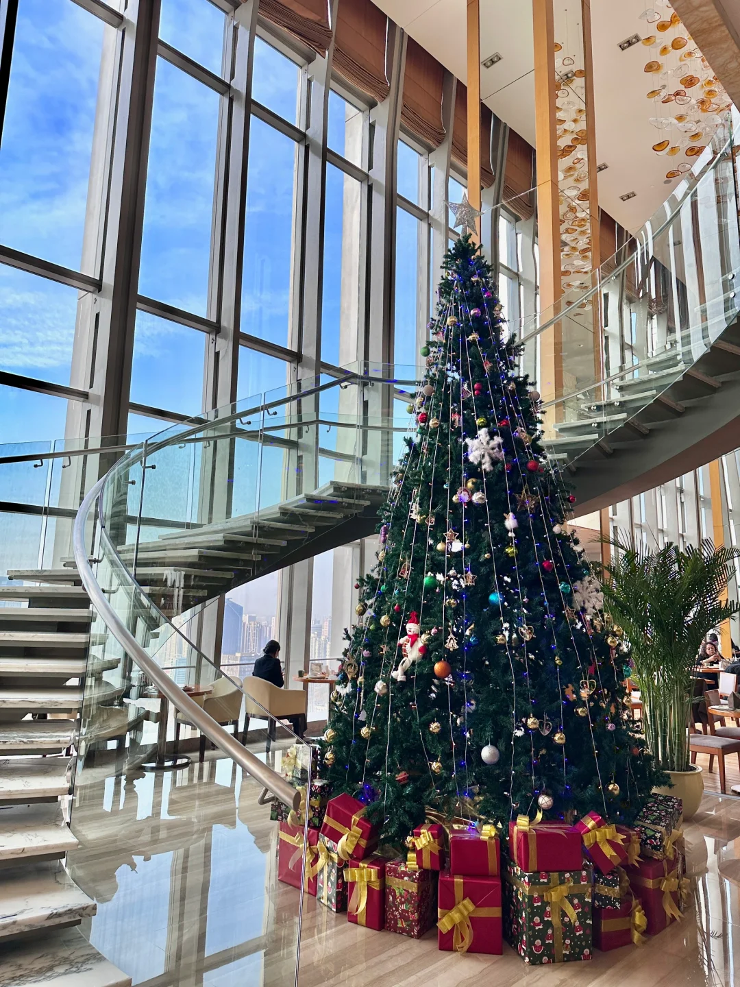 石家庄！！！希尔顿圣诞氛围🌲已就位