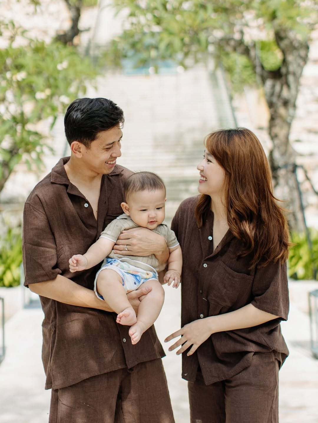 阿迪安托一家三口📷 