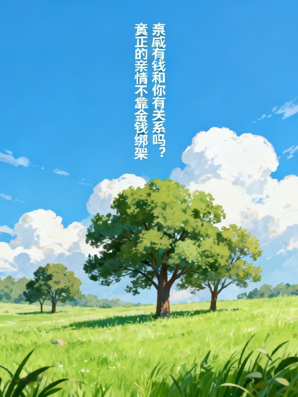 亲戚有钱和你有关系吗? 
真正的亲情不靠金钱绑架，亲戚帮你是情分，不帮是本分。