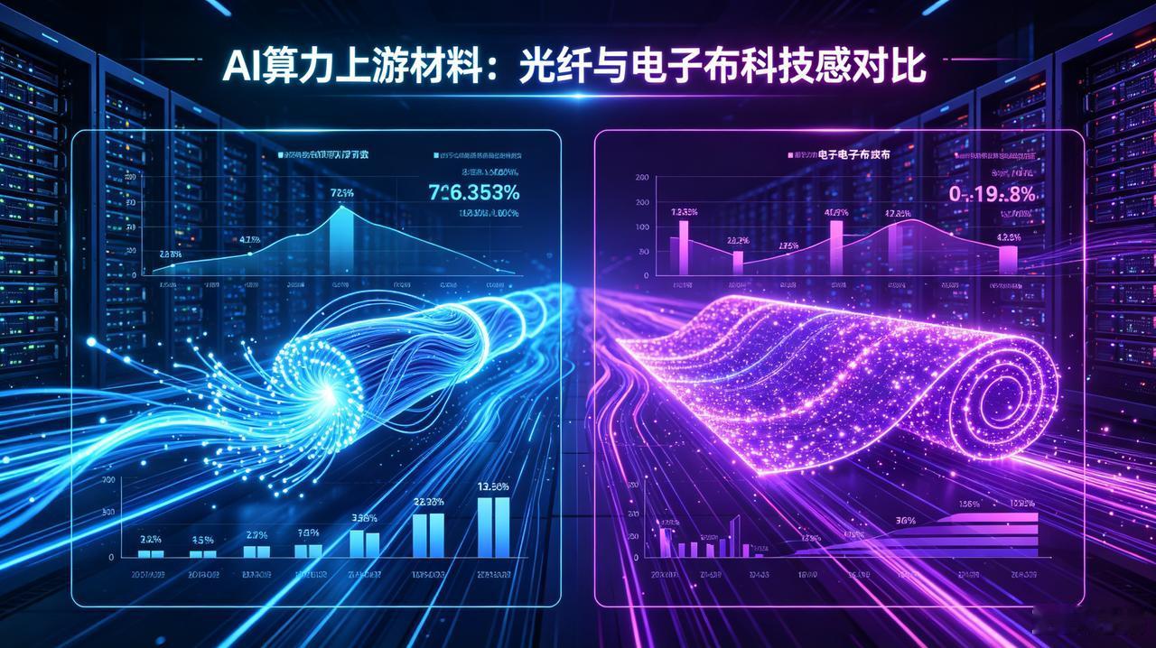 光纤VS电子布，AI算力上游谁涨价逻辑更硬？看懂直接分清主线强弱——
    很