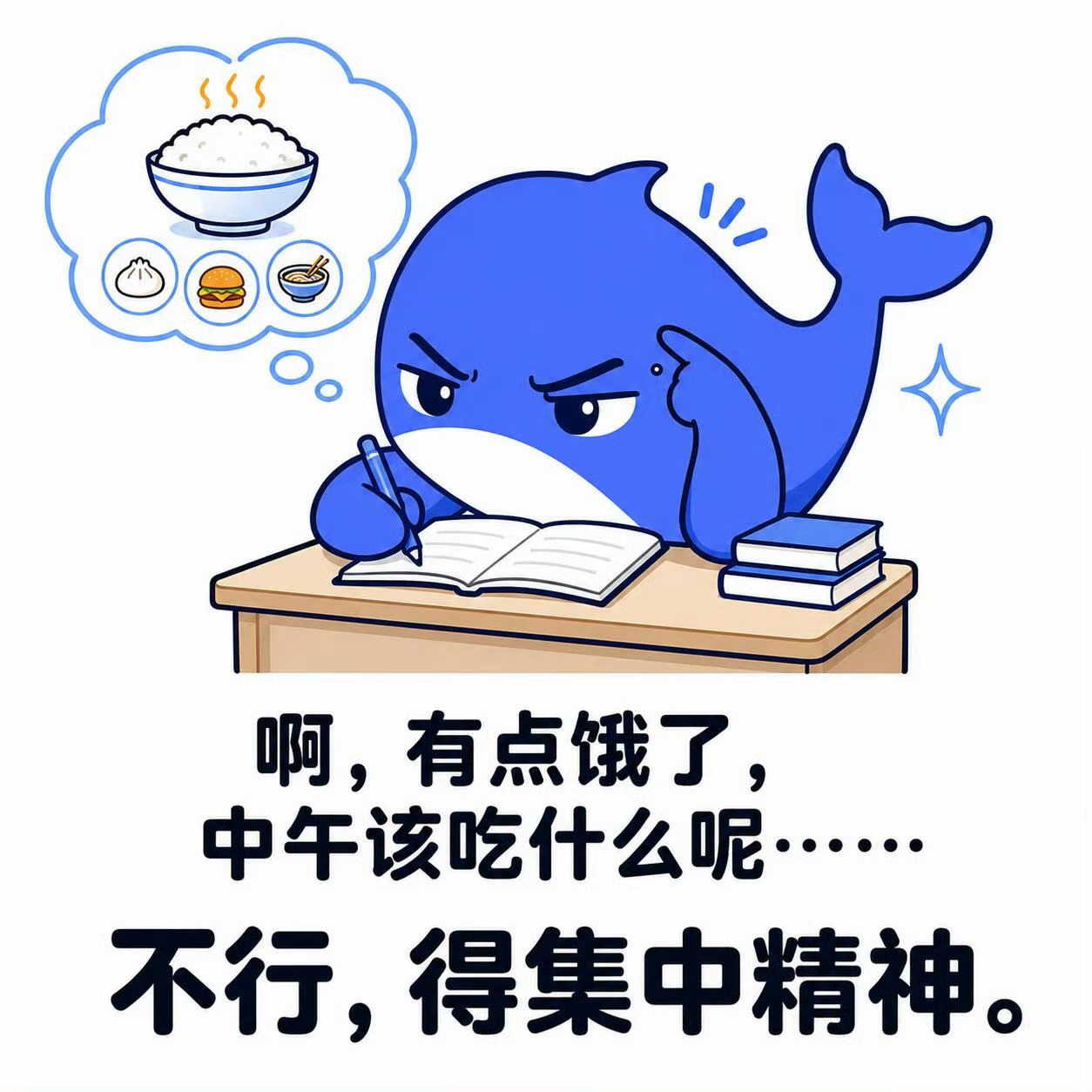 DeepSeek推理到一半说自己饿了是这样，上班上久了，连AI也会想着罢工