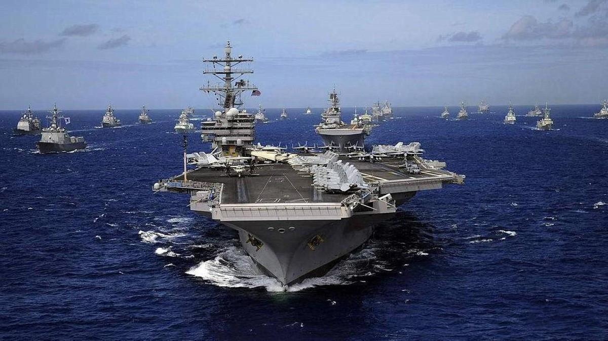 美军挑衅不成反仓皇撤离，太原舰几秒反制尽显大国海军硬实力，这底气看得人热血沸腾！