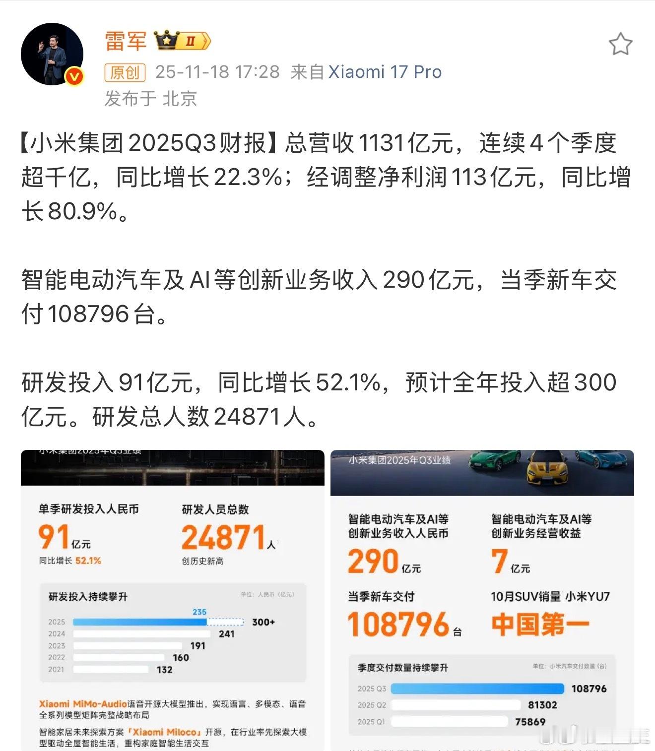 看不懂啊？ 财报显示业绩大幅增长，怎么股价反倒大跌呢？ 