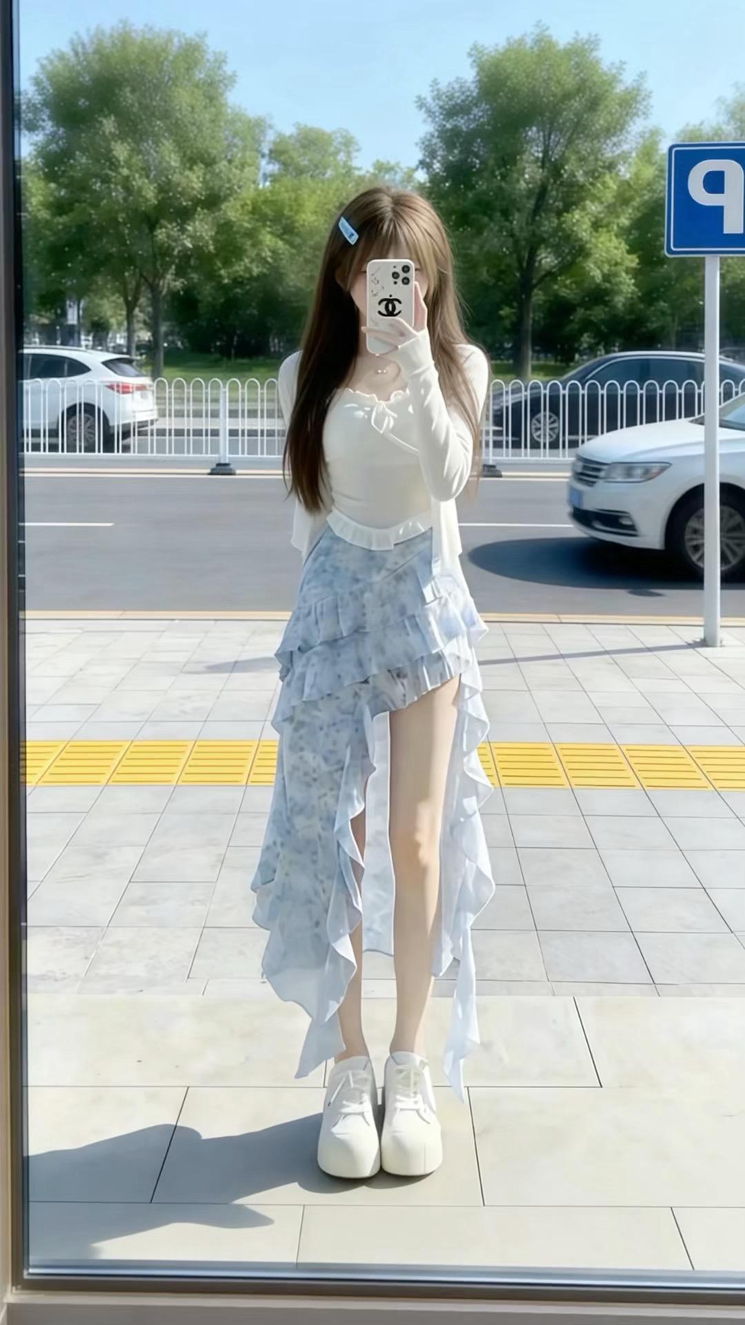 早春辣妹我先当了无法拒绝温柔感小裙子 这是春日look天花板吧 少女感夏日oot