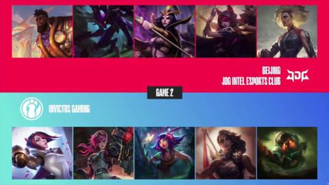  【JDG vs IG 第二局】

MVP：IG.Tianzhen（蔚）
谁能想