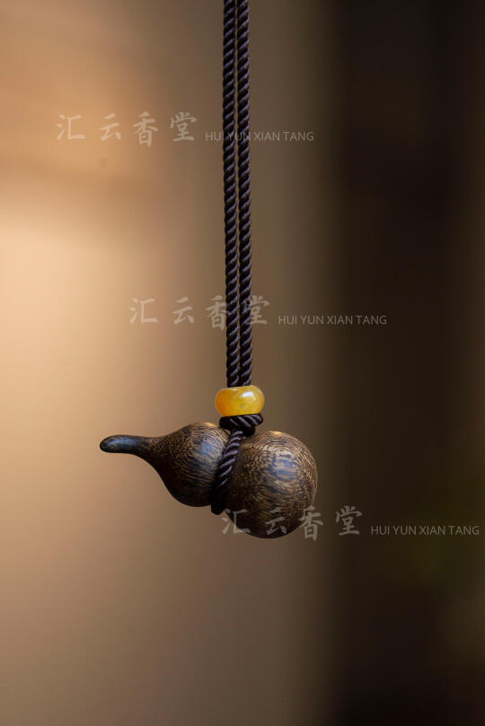 福禄沉香挂件 葫芦，谐音“福禄”