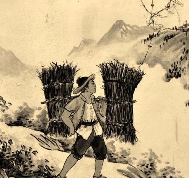 上联：暖阳坡上牧童乐。
 解释：“暖阳”对“清风”，冷暖相衬，自然元素相对；“坡