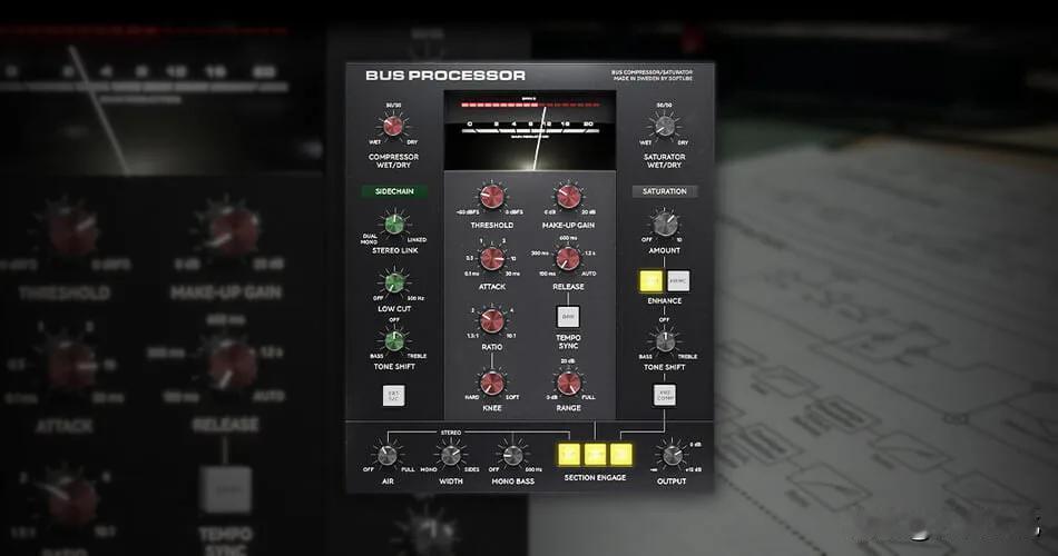 Softube Bus Processor 总线处理器插件特价至 69 美元
 