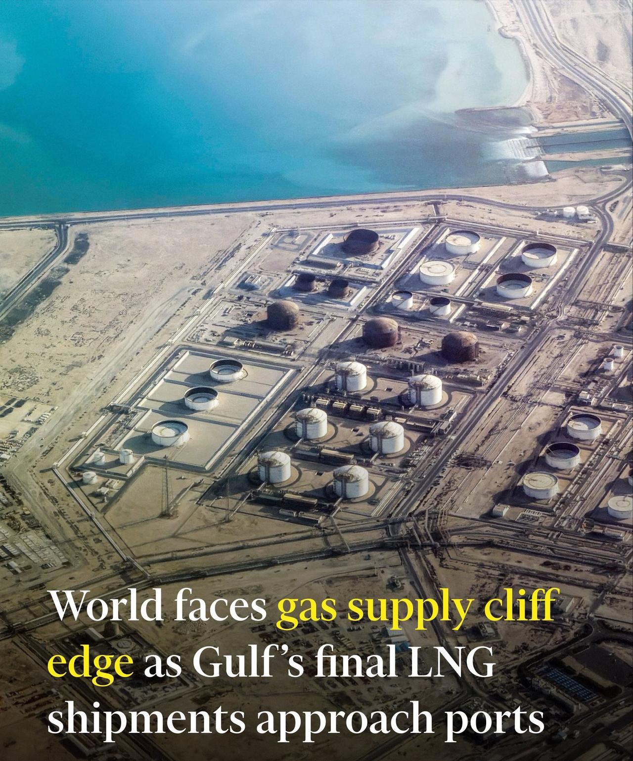 近日英国金融时报发了个预警，说全球天然气供应链大概还有十天就要出大问题，全球多国