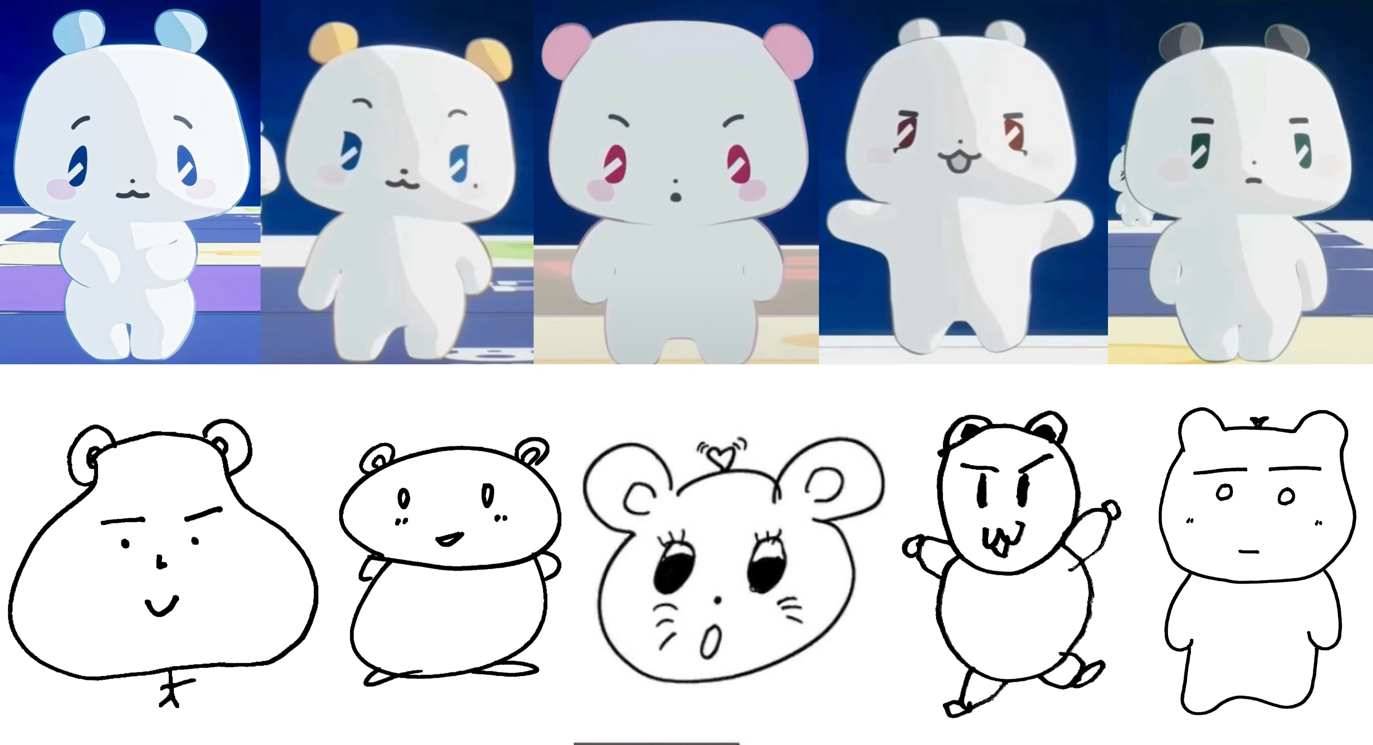 日Membership Q&A 用绘画回答Q. 不看 直接画你的MMMM 啊ㅋㅋ