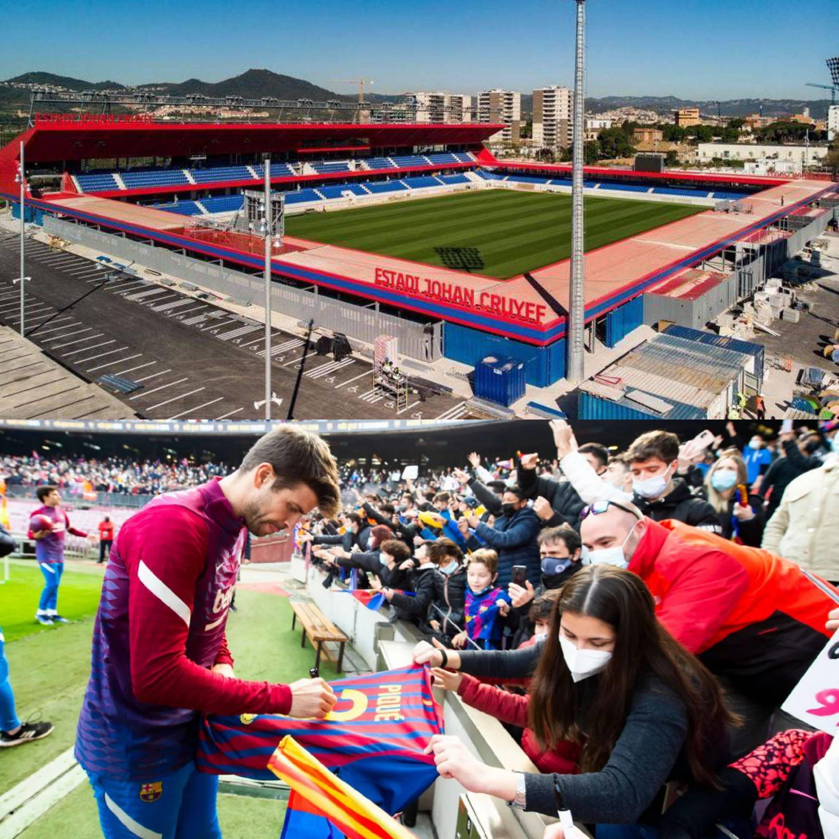 每年在约翰·克鲁伊夫球场的年度公开训练🤩这里是巴萨女足和巴萨二队参加西协甲的主