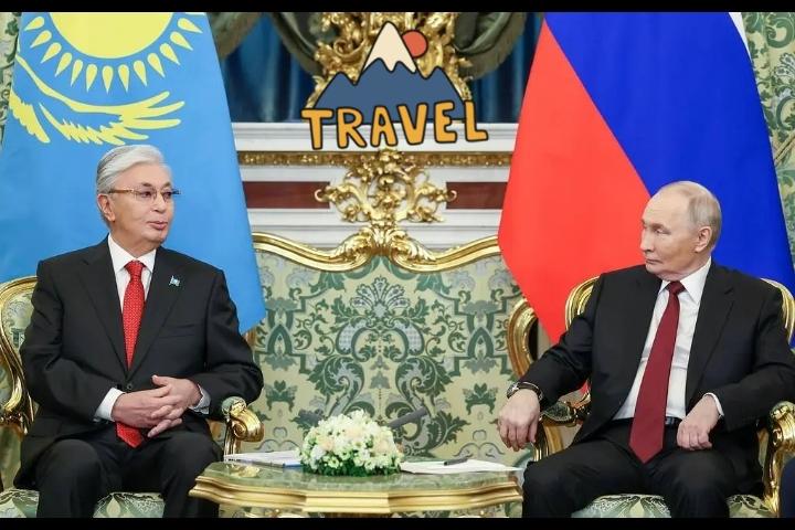 刚在东京笑纳37亿美元合作大单，结束访日后按计划前往俄罗斯圣彼得堡。
 
托卡耶