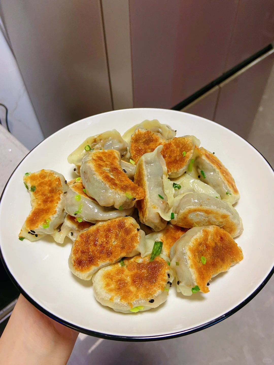 巨巨香的水煎饺 脆底煎饺🥟 🥟酥脆焦香