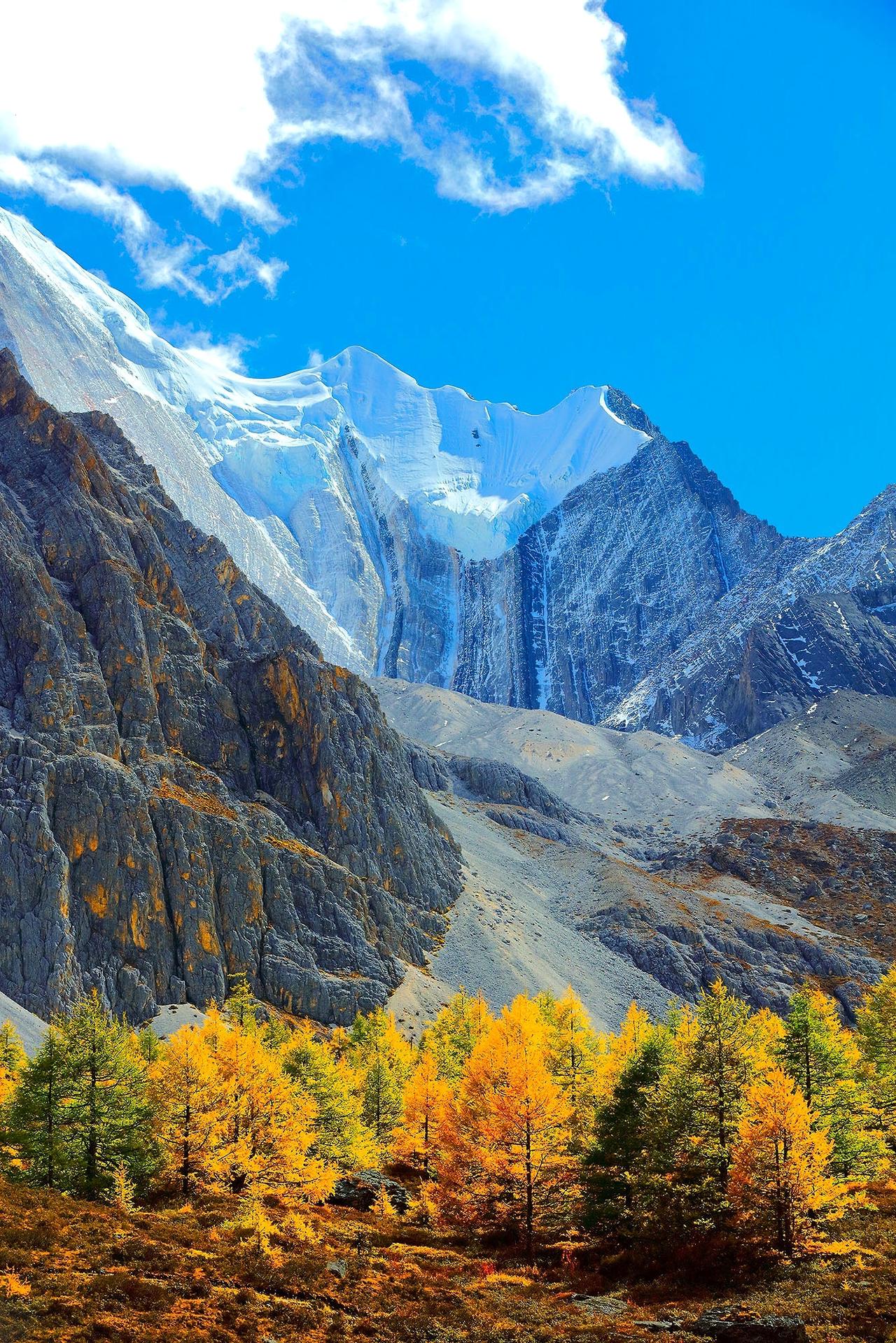 高野时时入梦，在记忆的山水间，秋色里，一草一木一山，皆是美丽的风景烂漫。（图片拍