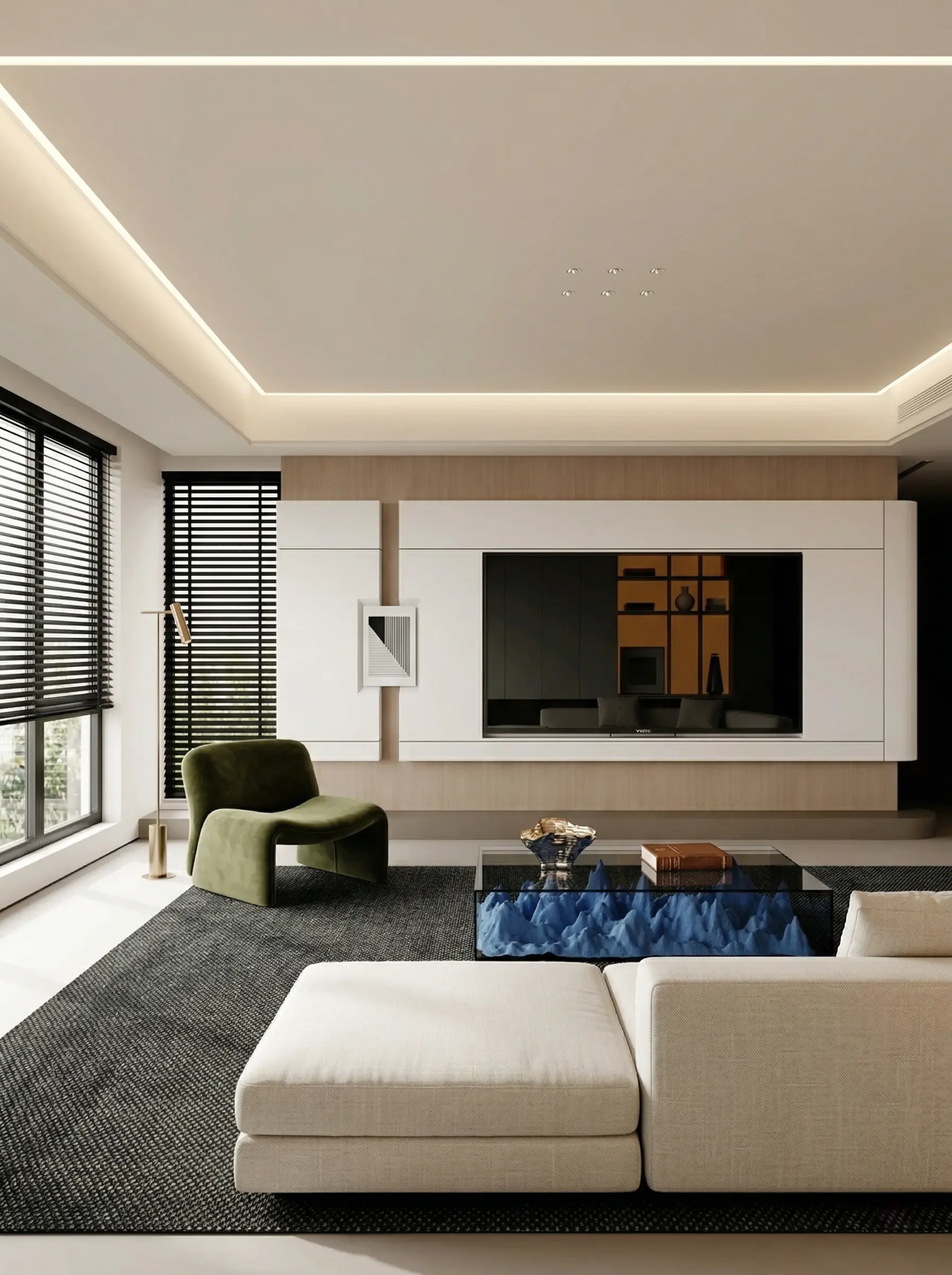 成都238㎡极简大平层｜都说一般，审美不一般！