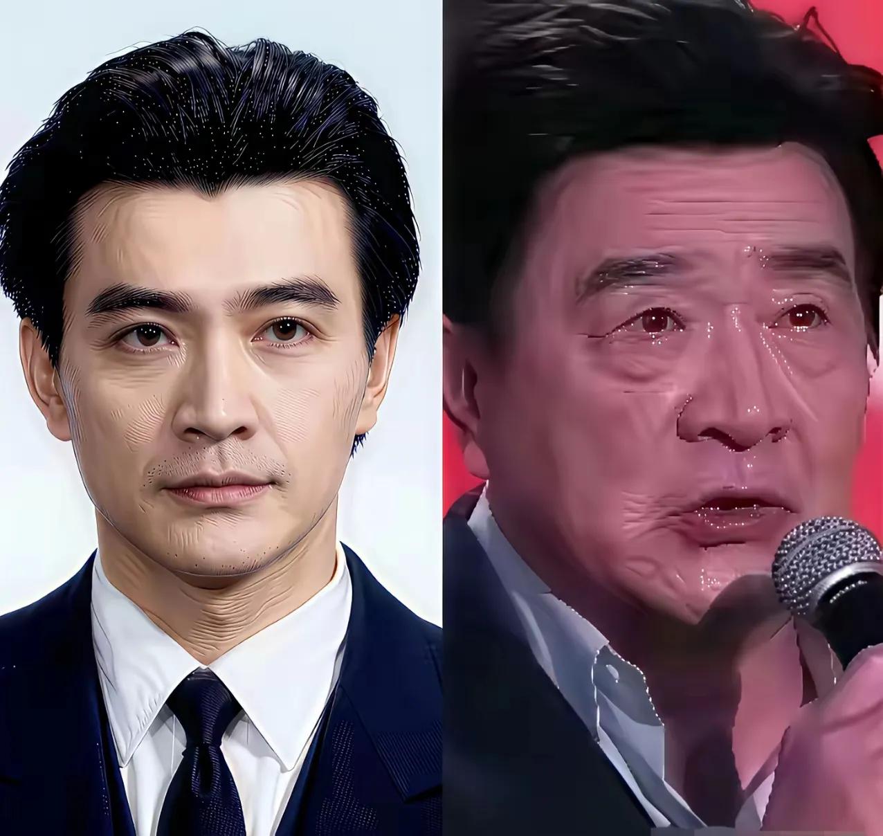 周里京从24岁到72岁的颜值变化，以及他的演艺生涯和人生选择。从冷峻小生到北京电
