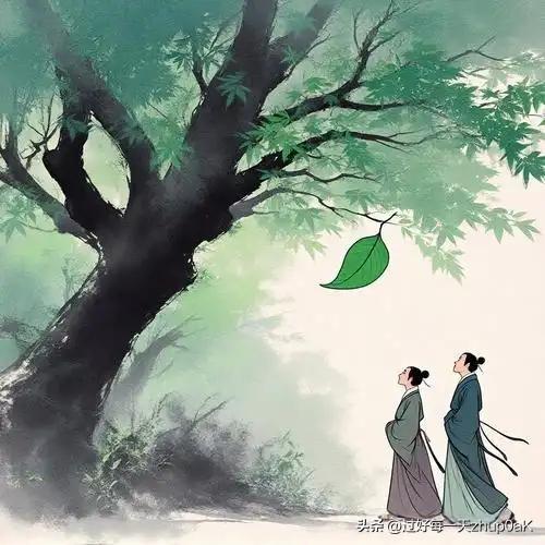 《黄本中书斋为写寄傲窗图》
——元·倪瓒
庭树绿交荫，时鸟语清绵。
春竹罗径笋，