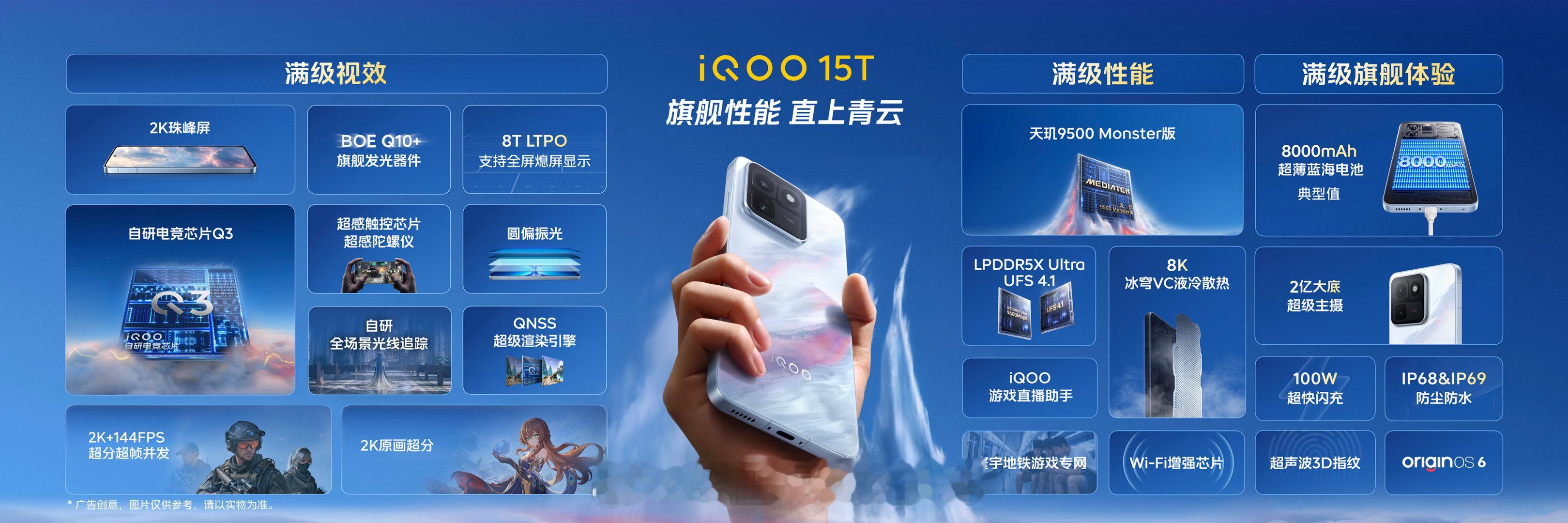 iQOO15T发布即开售，首销期直接立减300元！首销入手价3799元起，国补到