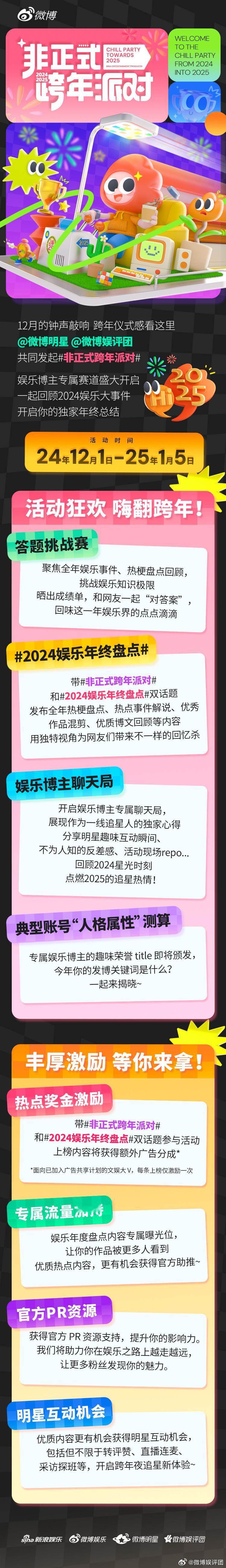 🚄时光列车即将开往2025， 非正式跨年派对  将于12月1日正式启动！搭上时