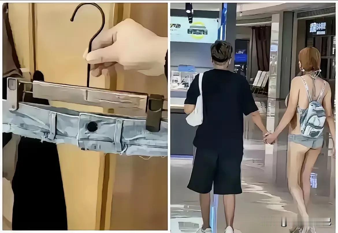 简直是惊掉下巴，
还有这样的裤子，
短的不能再短了，

你赞成流行这样的裤子吗？