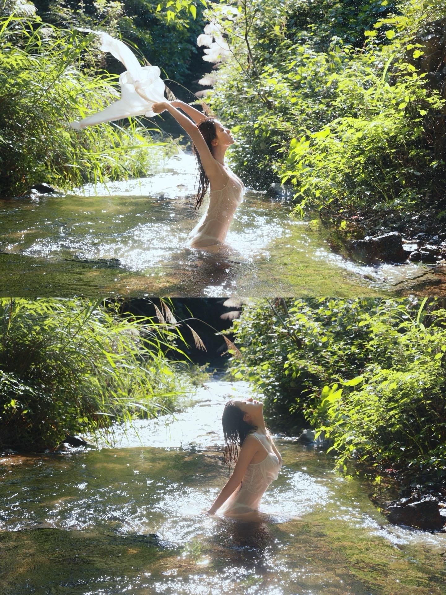 人能感受多少个夏天。 安全水域拍摄，正常泳衣无不良引导！谢谢审核大大，爸爸