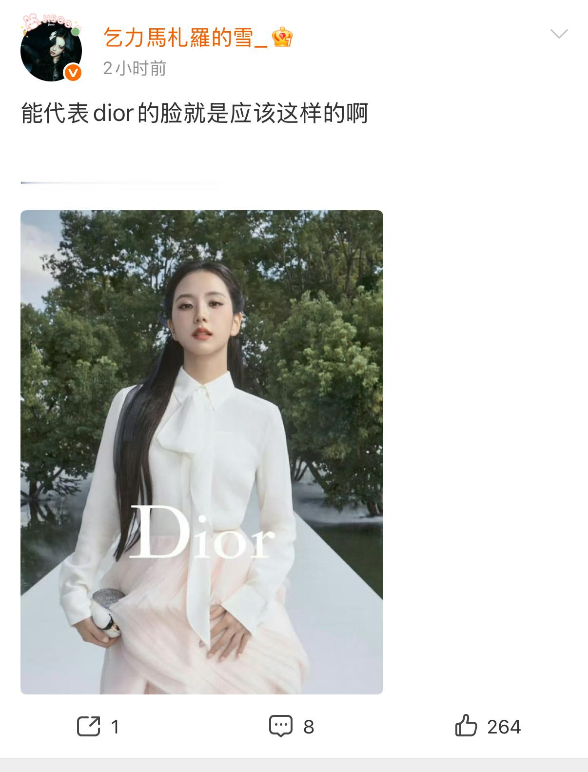 金智秀dior看见又要哭了 ​​​