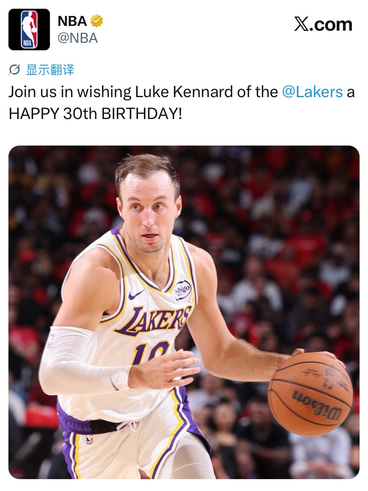 肯纳德30岁了！🍰 