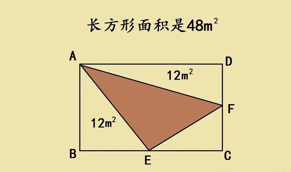 数学之美：巧解几何面积问题
 
宝子们，来一起瞧瞧这道超有趣的几何题！图中长方形