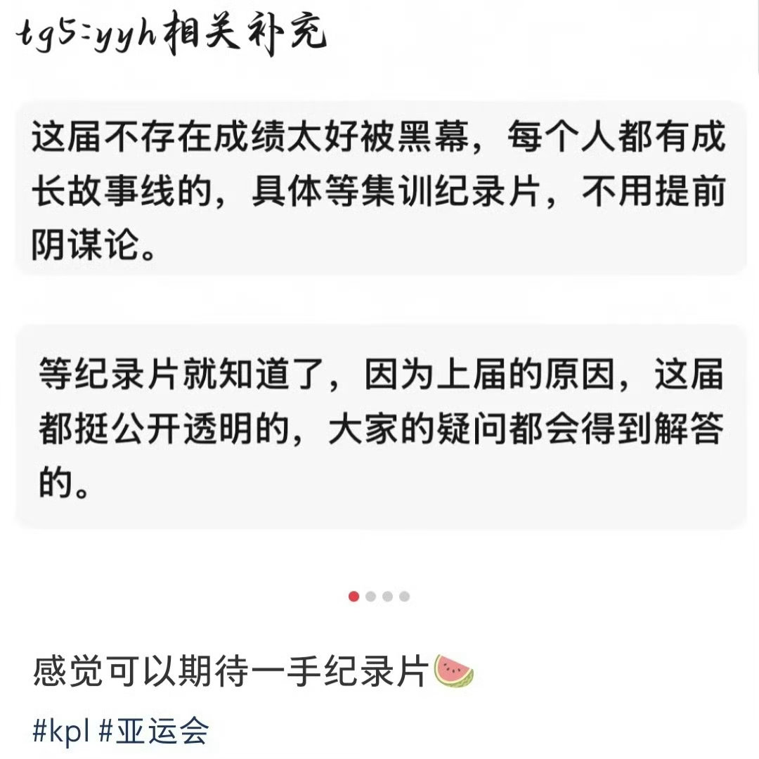 不理别家，纪录片自会证明