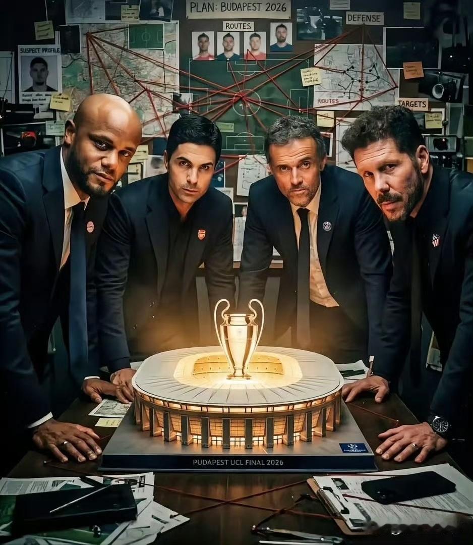 欧冠四强厮杀在即，拜仁、阿森纳、马竞与大巴黎形成冰火两重天——三家为冠军搏命，一