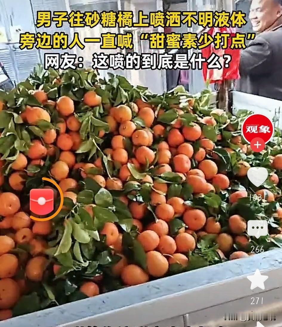 这砂糖桔还能吃吗？
据《今日头条》热点披露：2026年1月12日，一贩卖水果砂糖