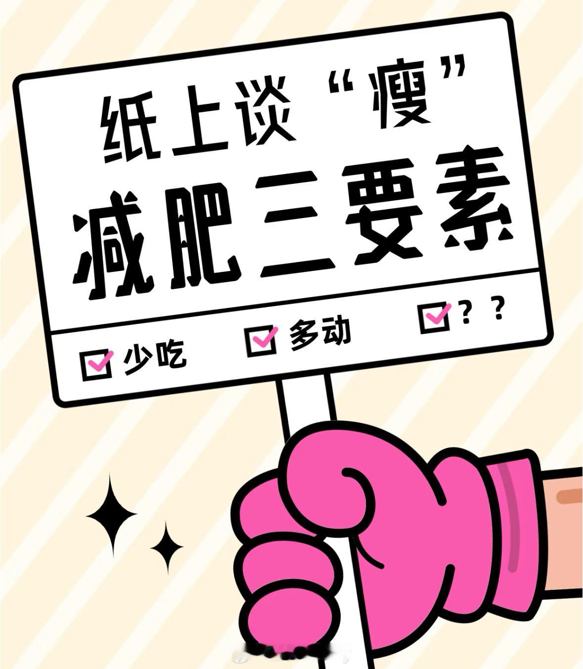 减肥三要素 