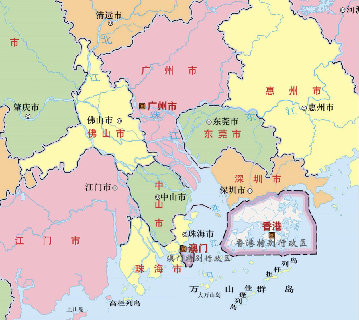 广东发展不均衡，跟珠三角地区太碎片化、城市太袖珍，有很大关系。

珠三角那些城市