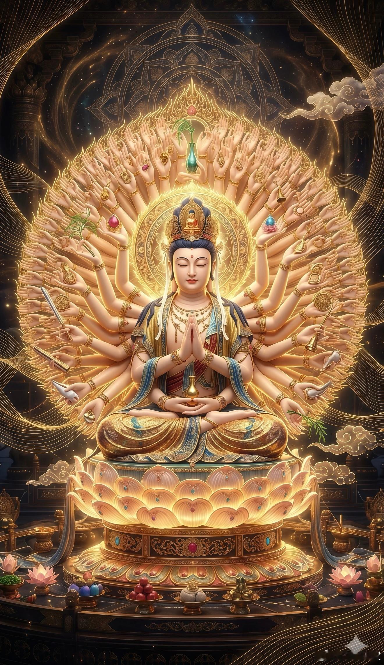 见佛祈福：静守初心，纳接吉祥。愿意外波折不再造访，生活安稳如常。出入皆得平安，家
