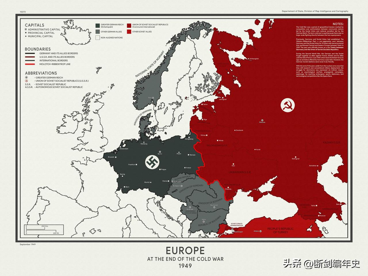 架空历史：1939年，德国与苏联签订了《莫洛托夫-里宾特洛甫条约》，这是一项为期