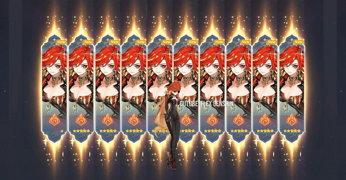 原神[超话]  想抽火神大人的旅行者们看过来！好运送给你们。 