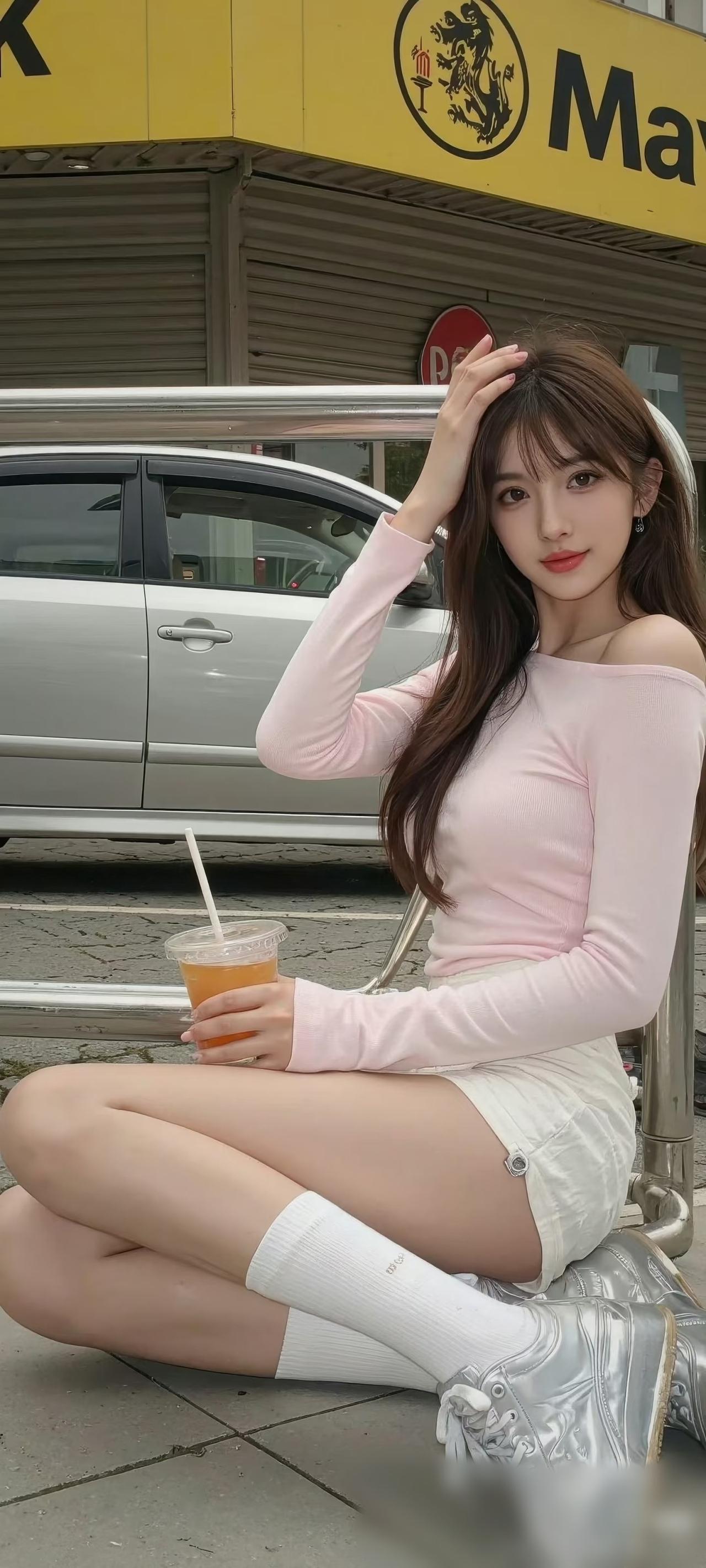 这大长腿，屏幕差点没装下……