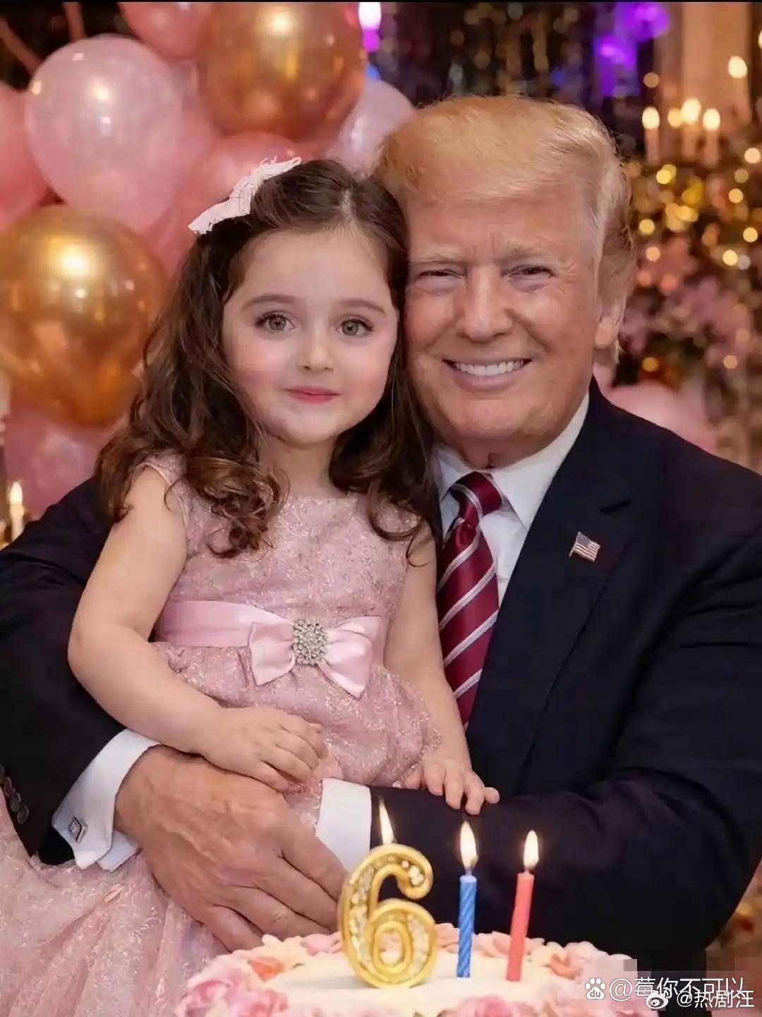 被老特的孙女惊艳到了太美了 