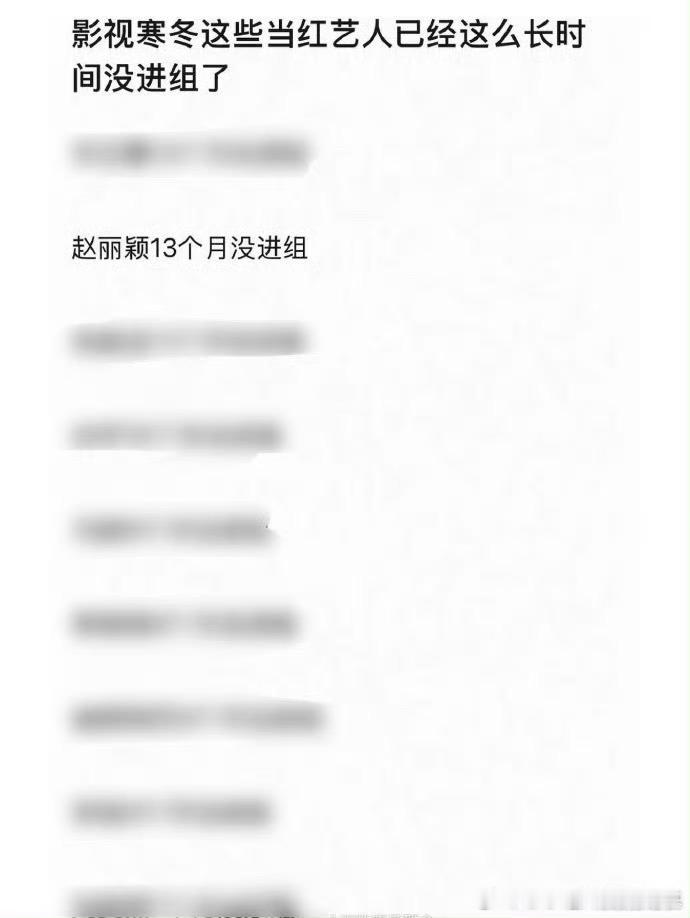 赵丽颖13个月没进组了尊重丽颖的一切决定呀 