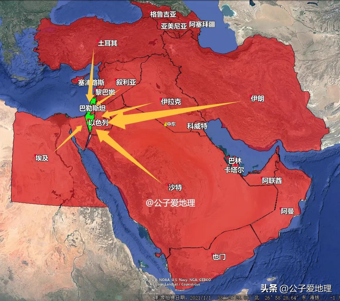 如果除去以色列，剩下的所有中东国家联手，实力能超过以色列吗？
你有没有想过这样一