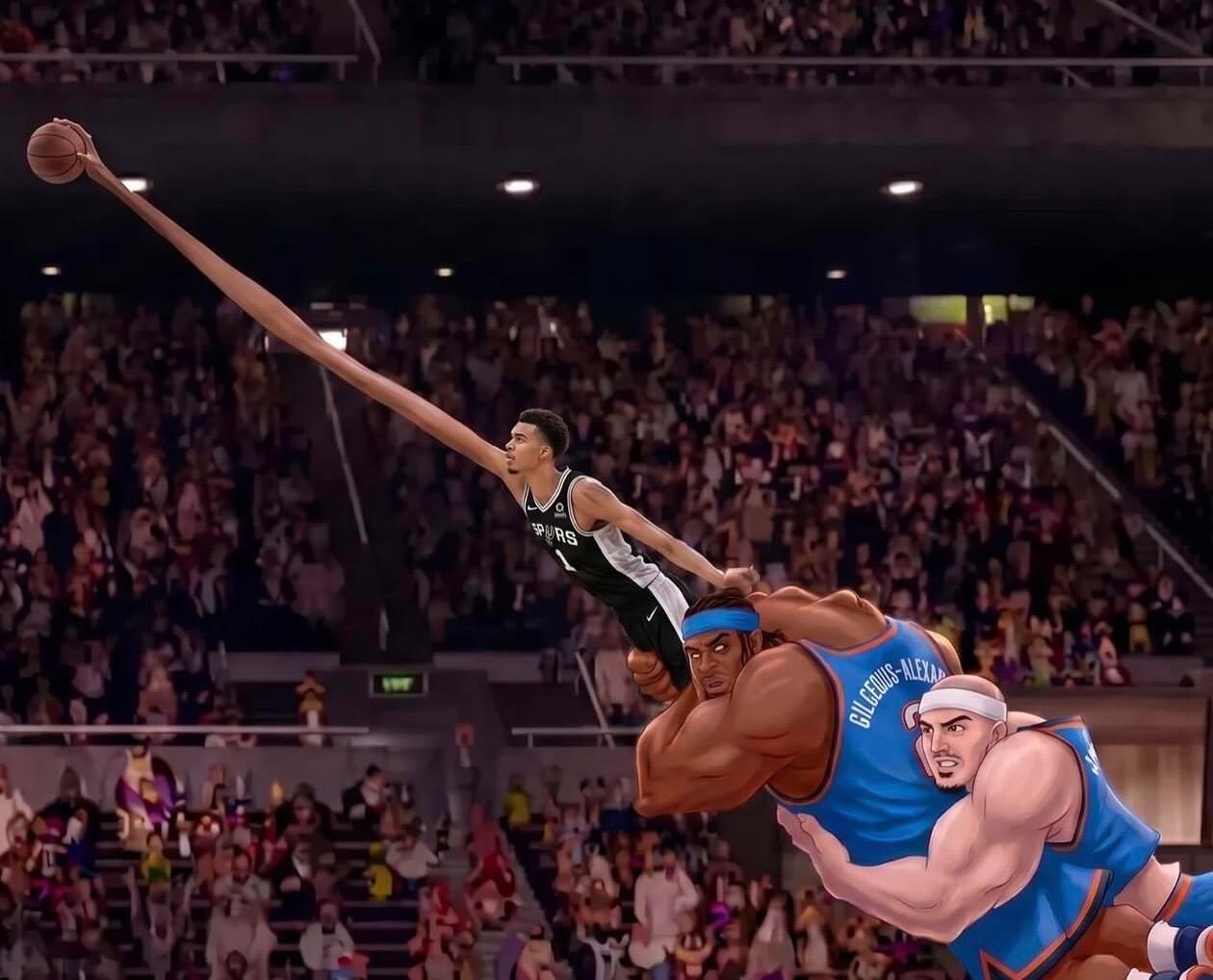 假以时日，文班亚马会成为乔丹之后最有统治力的球员吗？尼克斯vs马刺nba总决赛