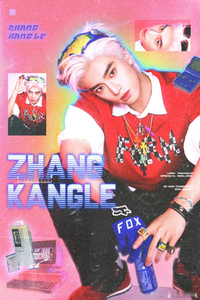 张康乐复古乐队风  张康乐复古乐队风真的是太帅了呀，完全就是男团的即视感呀，看到