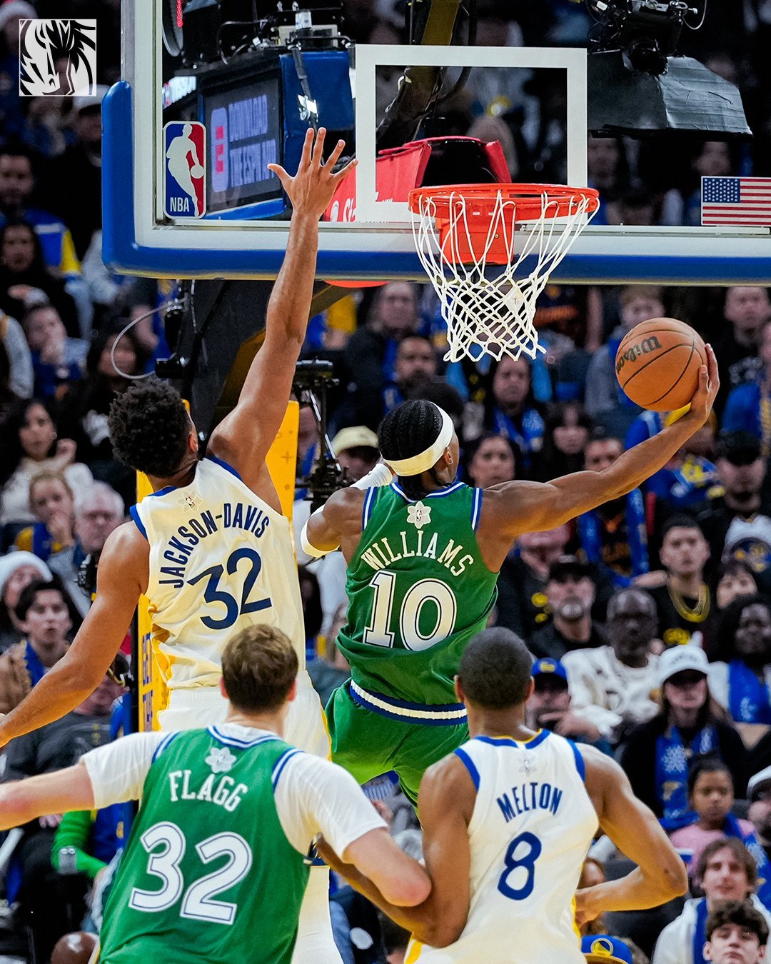 布威今天高效砍下 26 分，成为本世纪第四位能够在圣诞大战以 75% 及以上命中