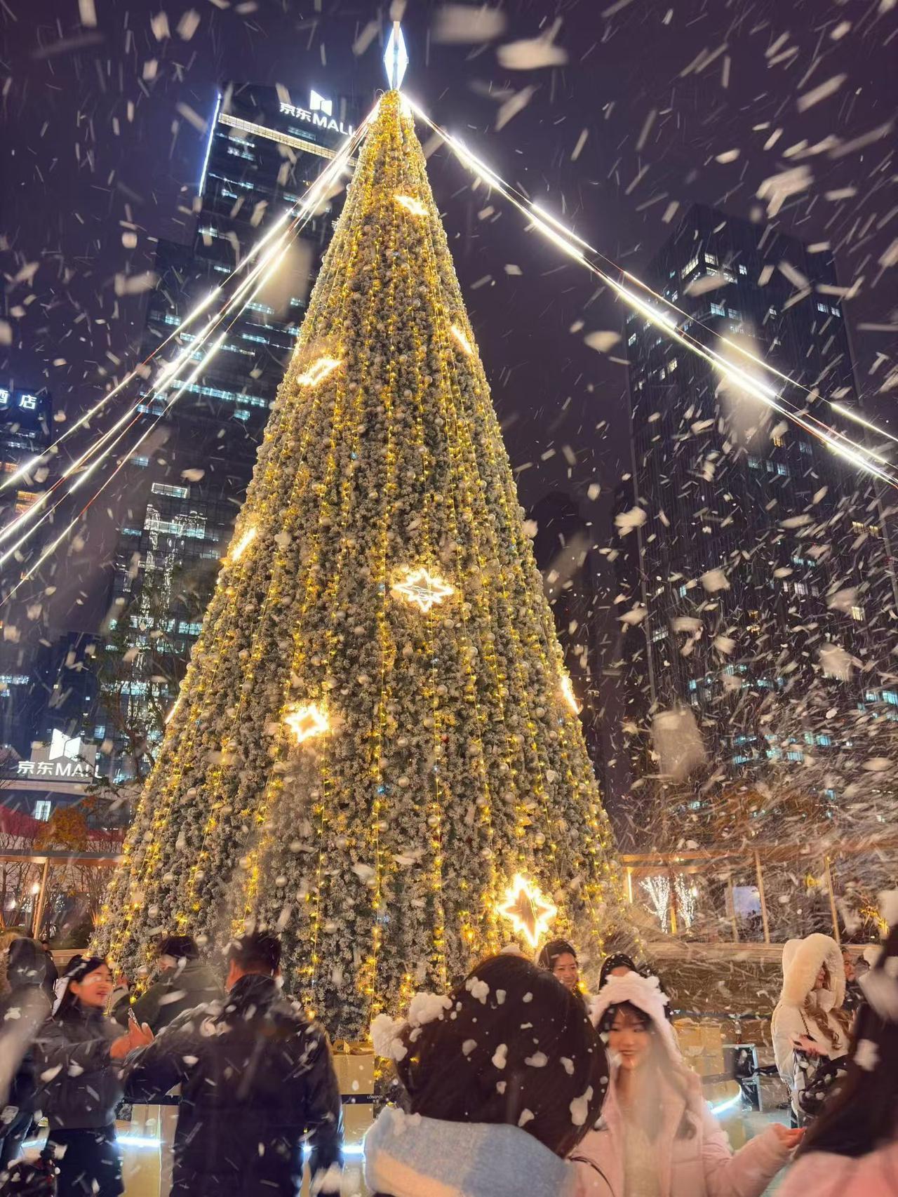 不知道大家发现没有，
今年的圣诞节比往常要冷清许多！
晚上8点钟，走在商场的过道