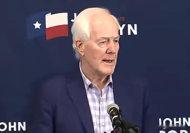 得州资深参议员约翰·科宁在共和党初选决选中败给了特朗普背书的肯·帕克斯顿后发表的