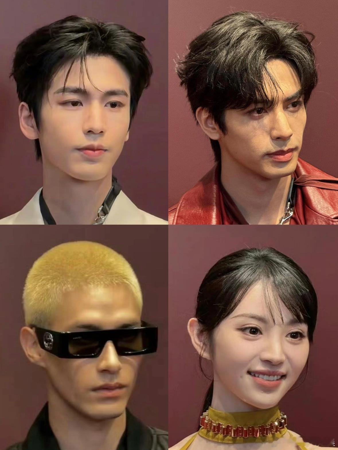成都Gucci活动怼脸生图，张凌赫、宋威龙、米卡、田曦薇，顶光镜头下他们状态如何